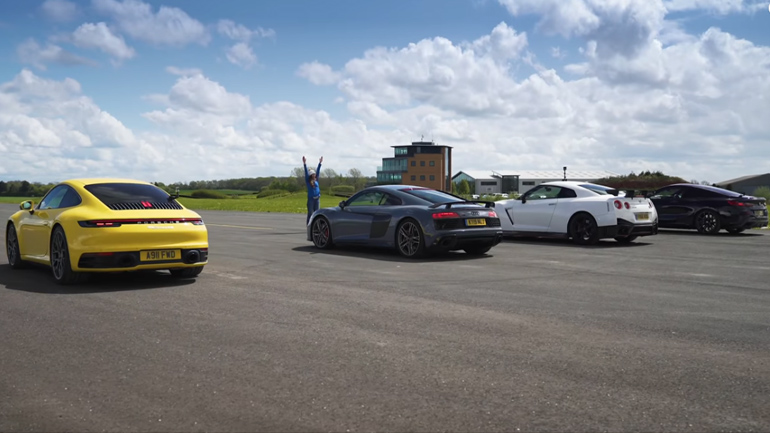 Η νέα 911 τα βάζει με τα Audi R8, Nissan GT-R και BMW M850i